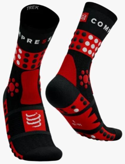 Calcetines Trekking Socks - Color: Negro-Rojo-Blanco